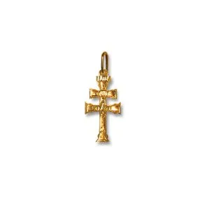 cruz de caravaca en oro