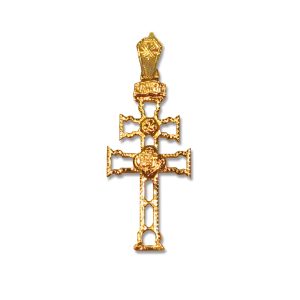 Cruz Caravaca Oro Especial Calado 33mm