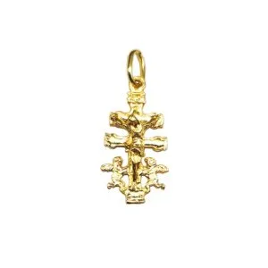 Cruz de Caravaca en oro