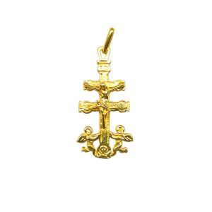 cruz de caravaca oro