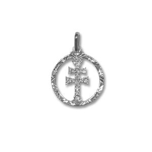 Medalla de la Cruz de Caravaca en plata de ley