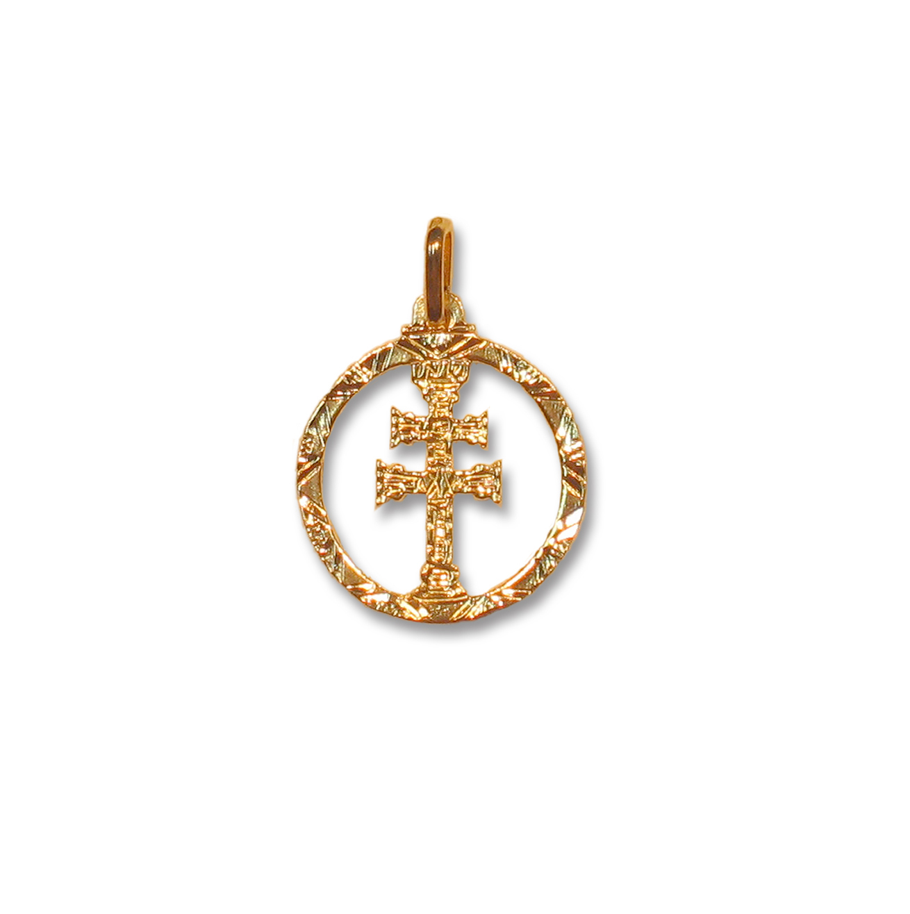 medalla cruz de caravaca cerco