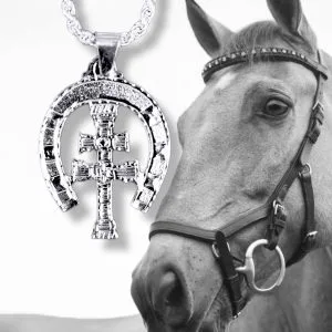 cruz de caravaca caballos del vino plata