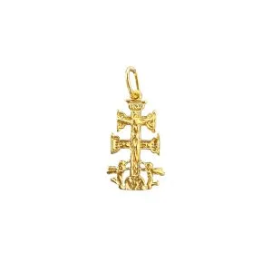 Cruz de Caravaca oro angeles