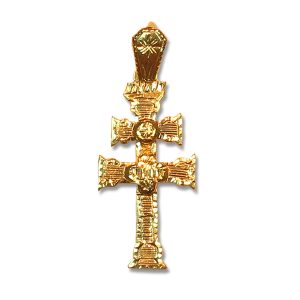 Cruz de Caravaca en oro